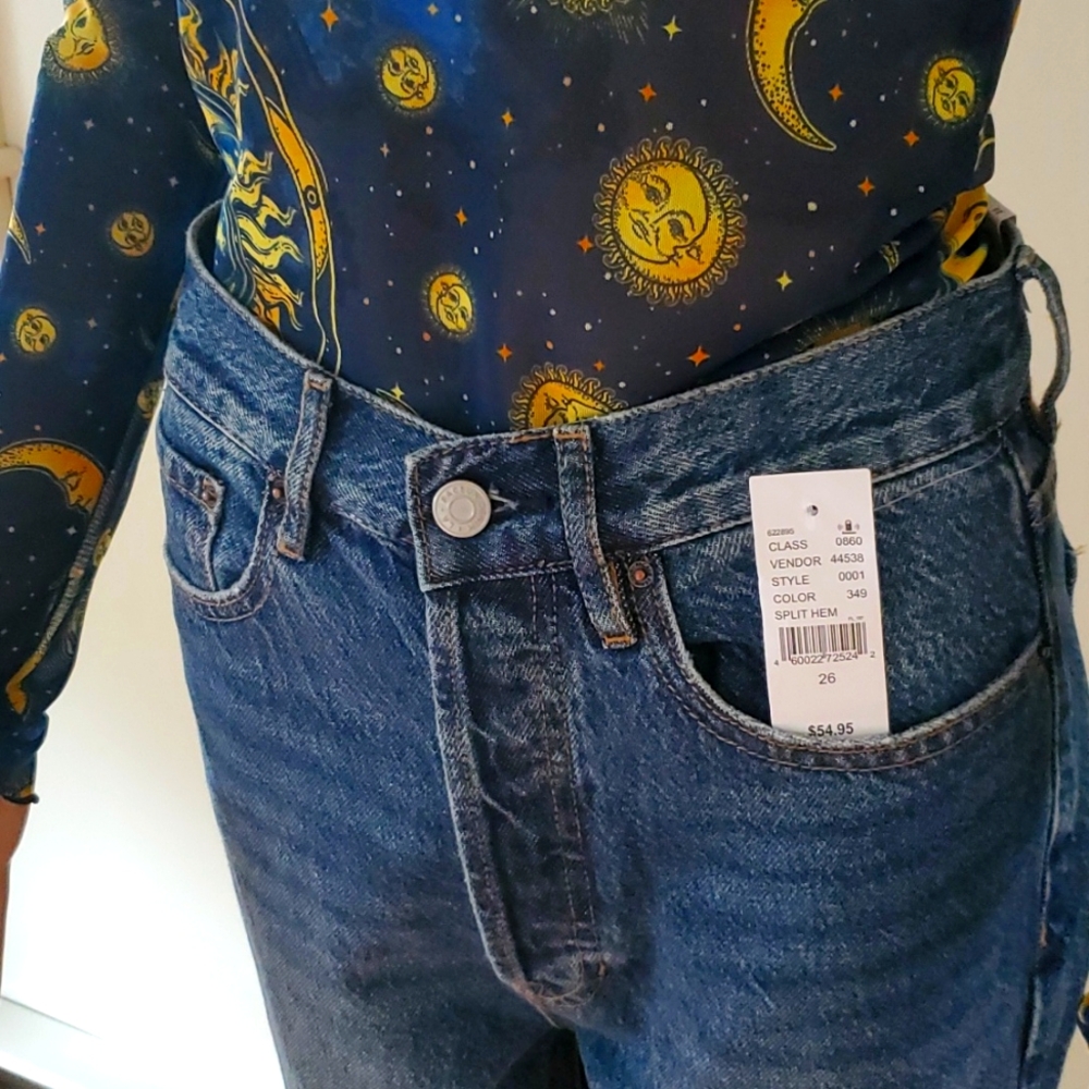 NWT Ultra High Rise Slim Split Hem Jeans - Picture 3 of 9
